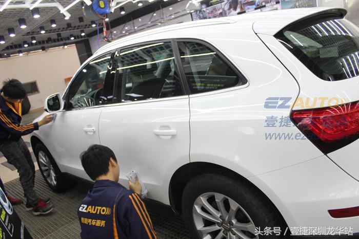 奥迪q5镀晶前后对比图,奥迪q5l镀晶是什么意思