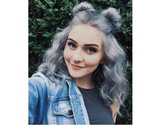 半丸子头半披发没有刘海,春丽丸子头怎么扎