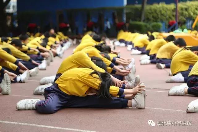 白云省实的大课间,广州市白云区金碧新城小学大课间