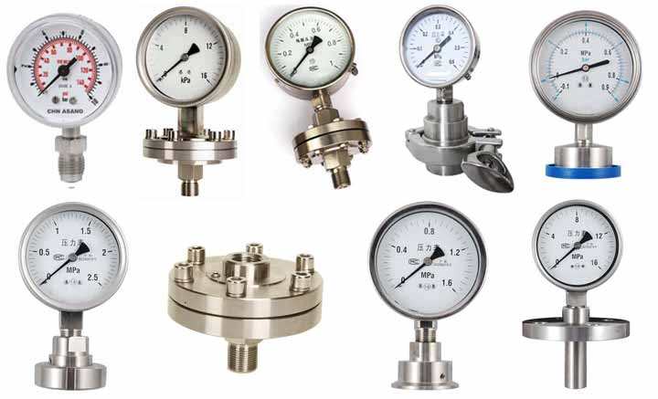 压力表安装剖面图,压力表安装与调试