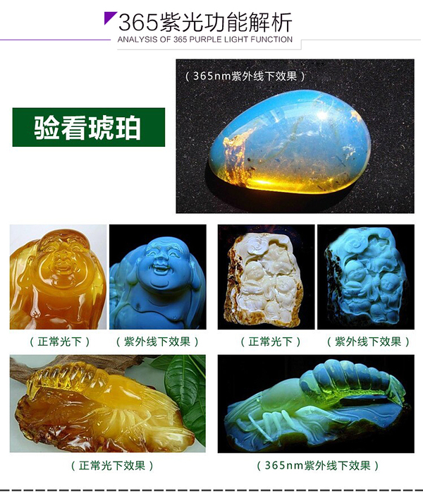 365紫光灯鉴别老翡翠有荧光,怎样用手机手电筒鉴别翡翠吊坠