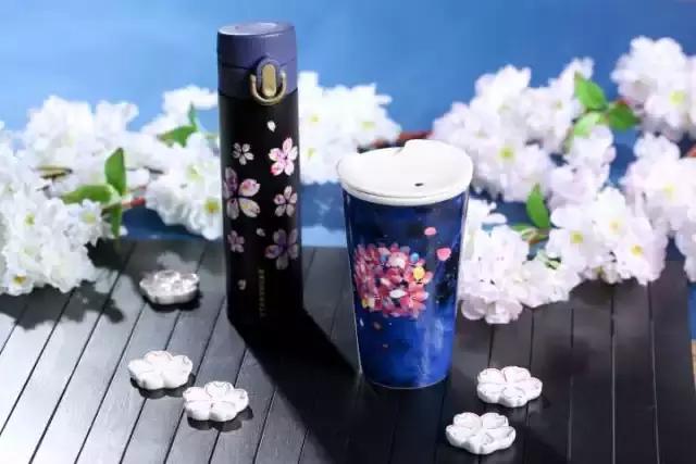 星巴克樱花杯直播间,星巴克限定樱花咖啡饮品