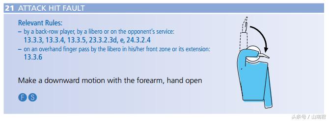 排球比赛裁判手势视频教学,排球发球未过是什么裁判手势