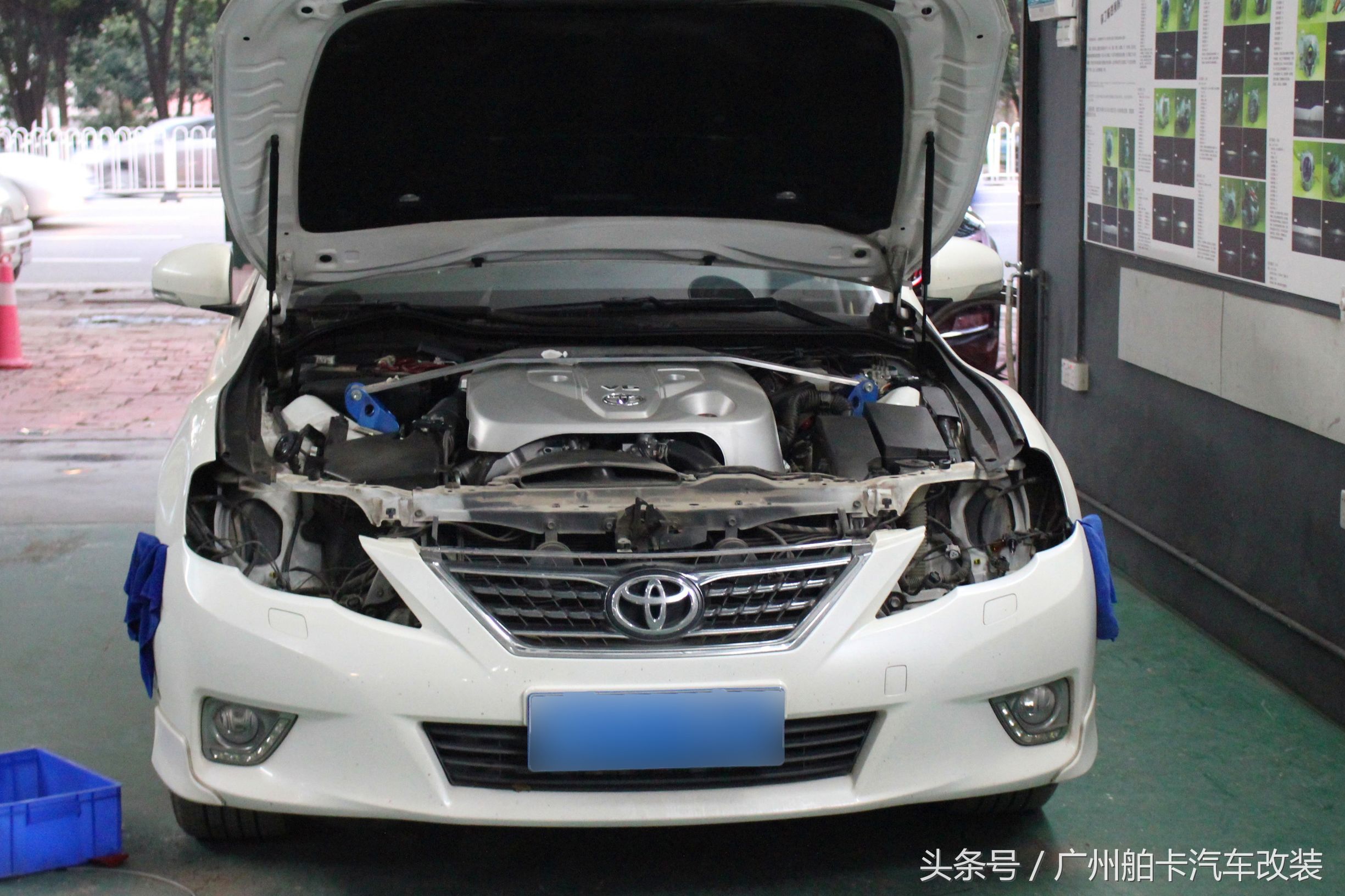 锐志改灯，改装海拉6双光透镜！