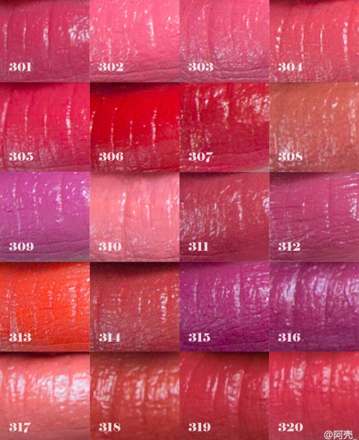 纪梵希高定香榭粉丝绒唇膏18试色,纪梵希小羊皮口红试色大全集