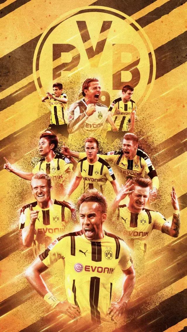 多特蒙德队徽壁纸,多特壁纸全屏高清4k