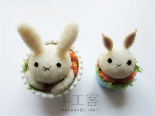 米菲兔杯子趣味餐