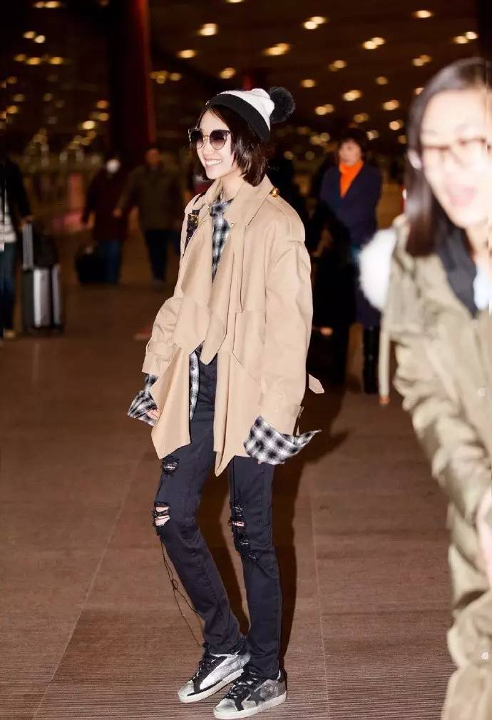 倪妮同款牛仔裤什么牌子,倪妮同款锥形牛仔裤