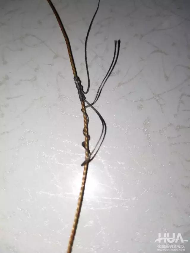 钓上层白条无结串钩绑法,串钩钩子切线了怎么绑