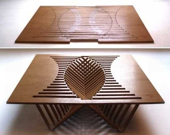 30平正方形房间设计,壁挂折叠桌小户型效果图