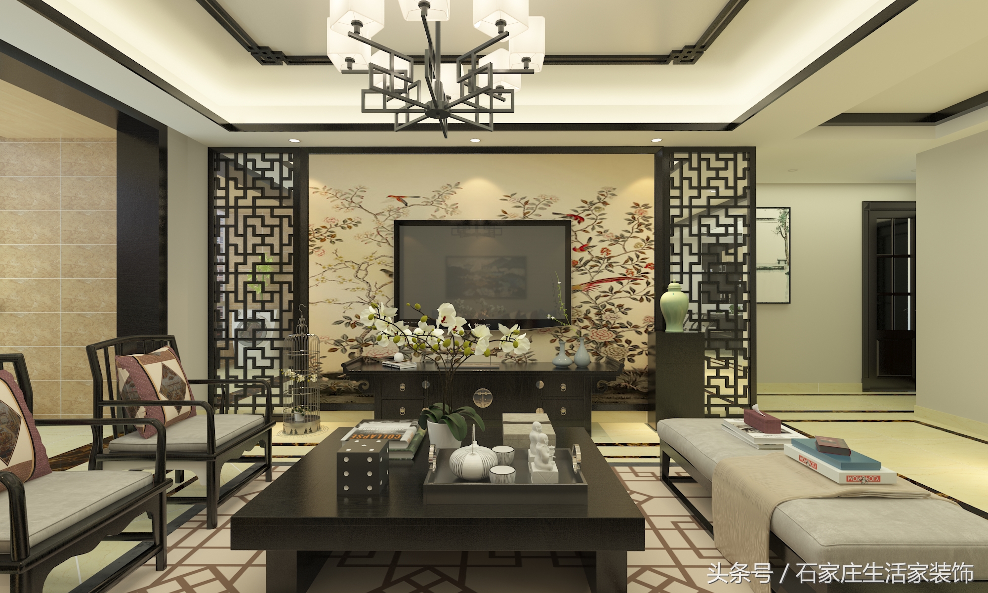 中式装修风格石家庄,中式风格感受中式浪漫