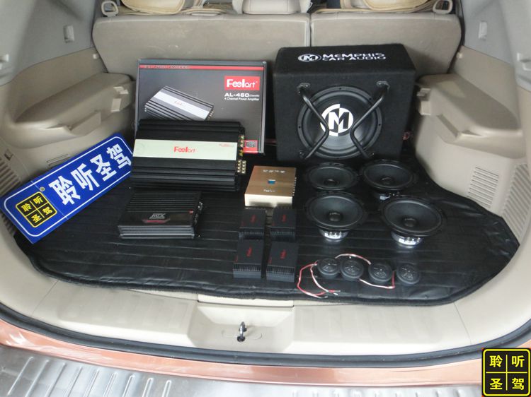 汽车隔音改装日产奇骏喇叭,日产奇骏扬声器改装