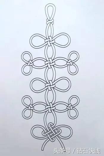 最简单红绳结编法图解,中国结编织红绳子的编法