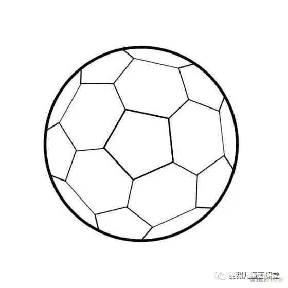 关于足球的画法,足球的画法和技巧