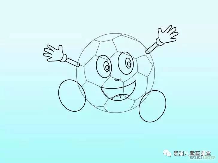关于足球的画法,足球的画法和技巧