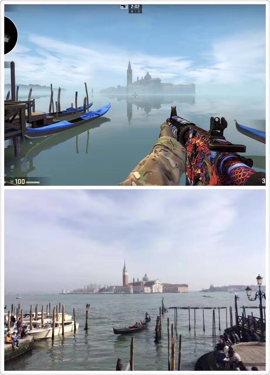 一开始以为csgo是个不要钱的游戏,csgo不正经的地图