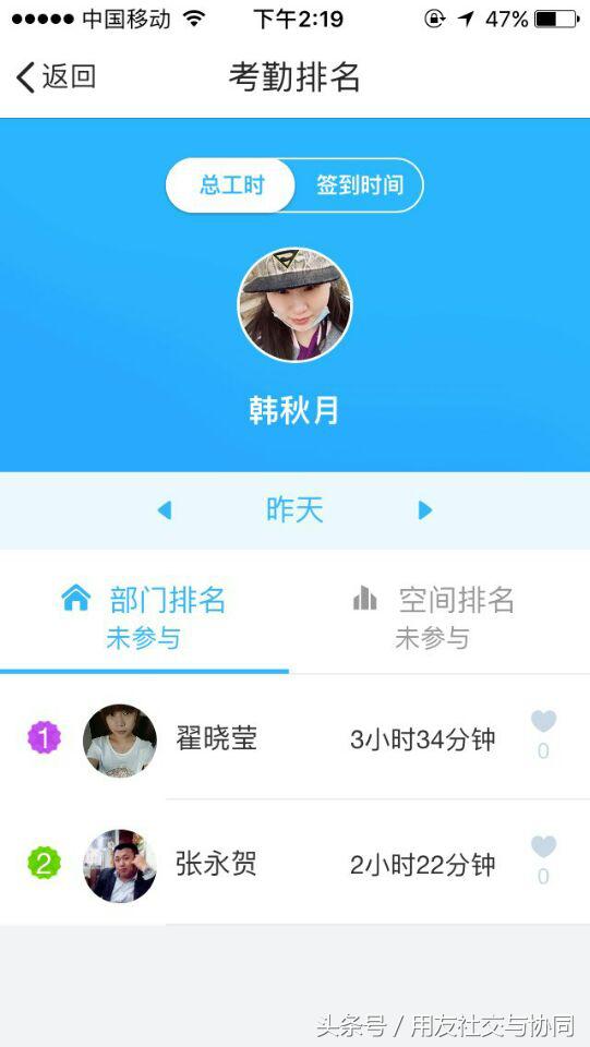 挚友诚达：友空间移动签到，让考勤管理更轻松