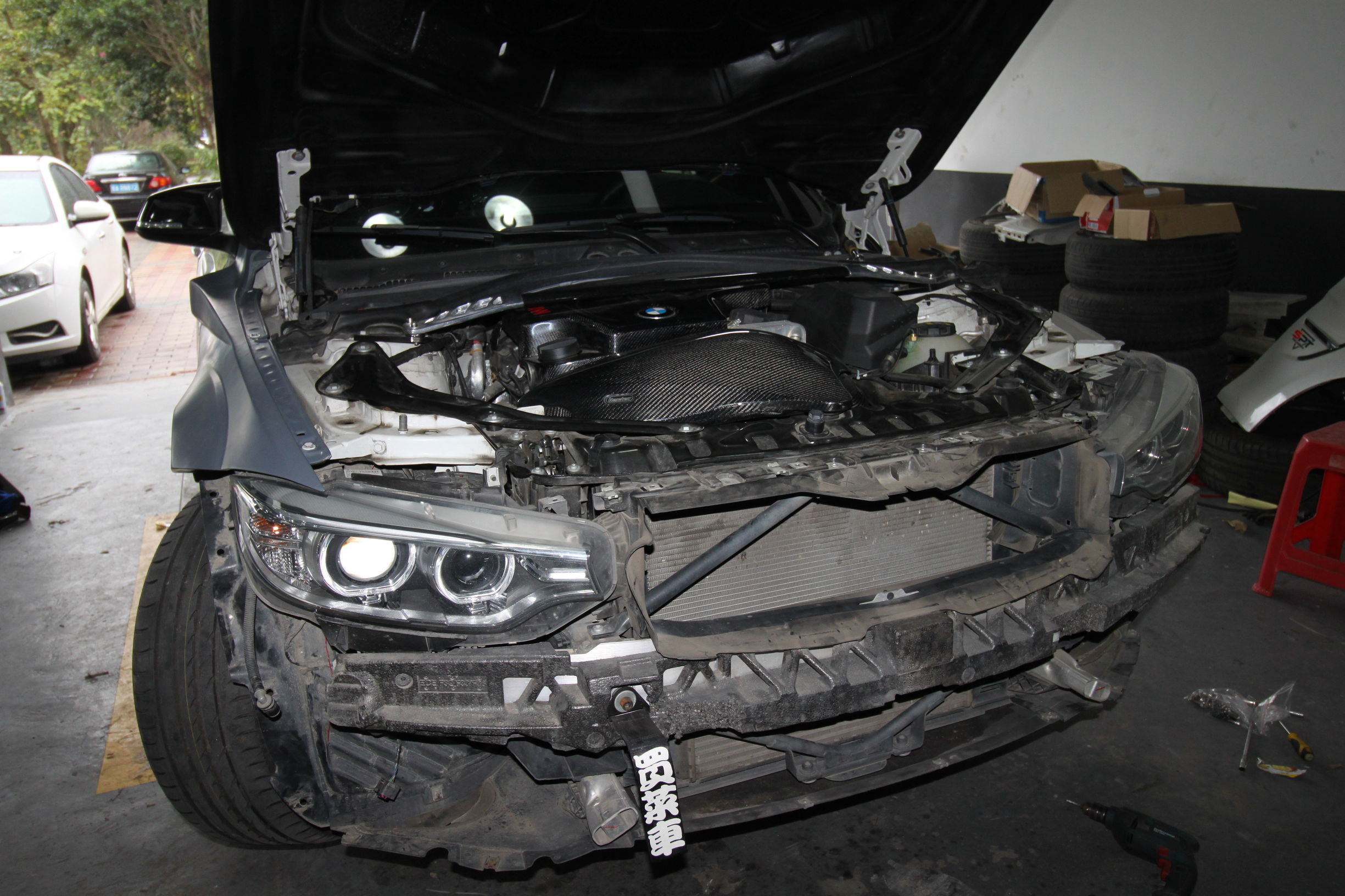 全新宝马4系两门轿跑改装,宝马4系硬顶改装黑武士