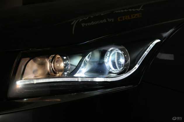 18科鲁兹大灯改装案例,雪佛兰18款科鲁兹改装led矩阵大灯