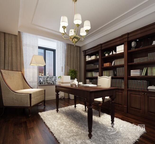 造价23万厦门恒忆尚品湾161平美式4房2厅装修设计效果图