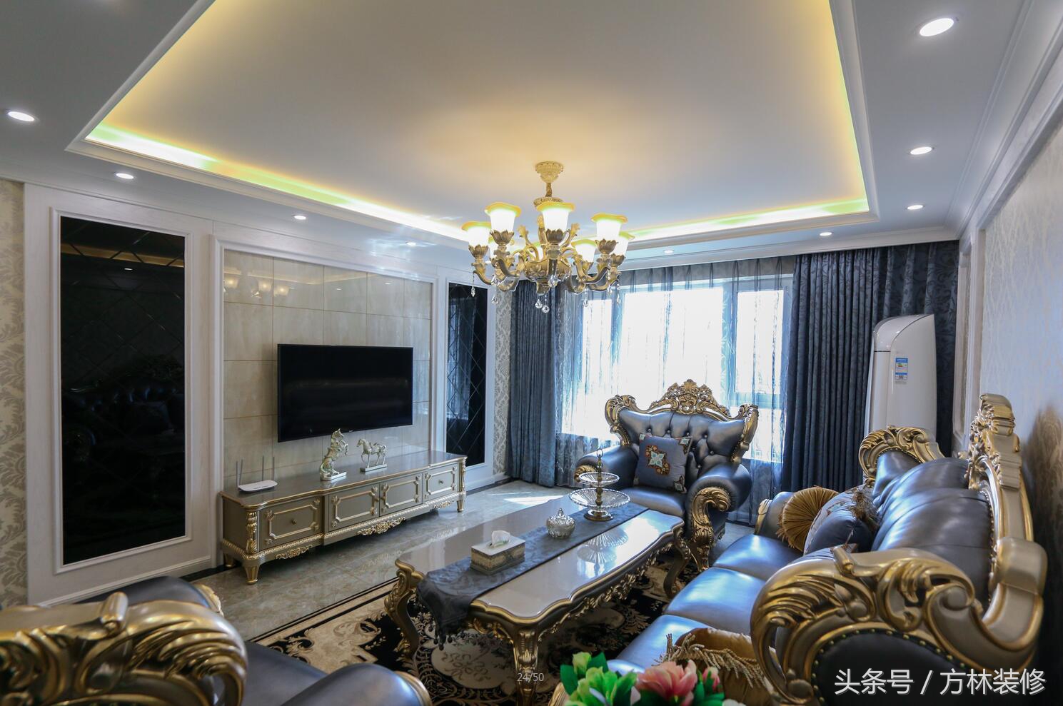 沈阳方林装修样板间效果图,沈阳方林装修改造