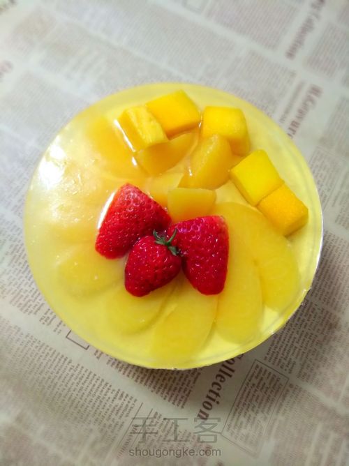 芒果超浓郁的慕斯～