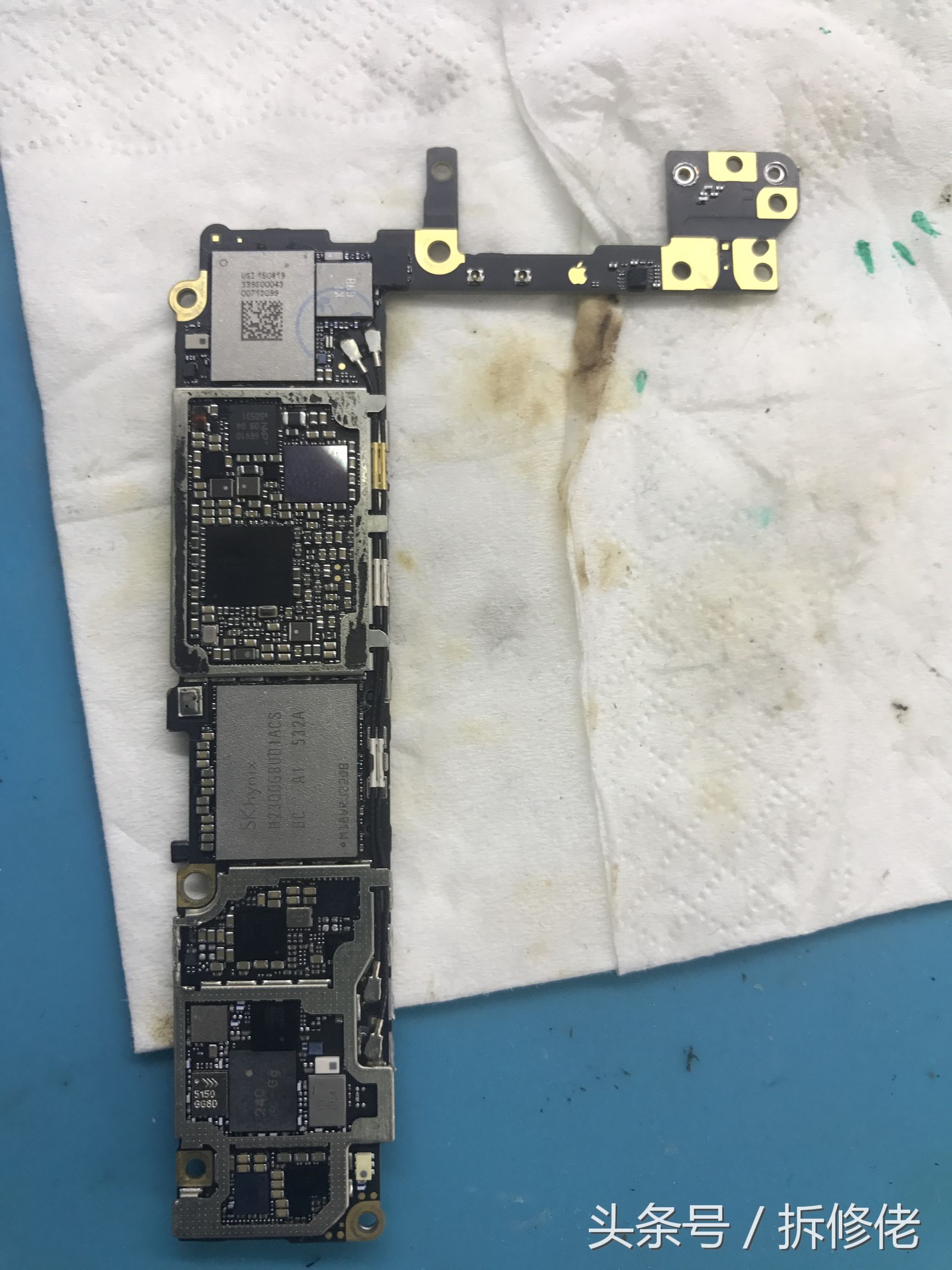 6s搬主板教程,苹果主板变形可以维修吗