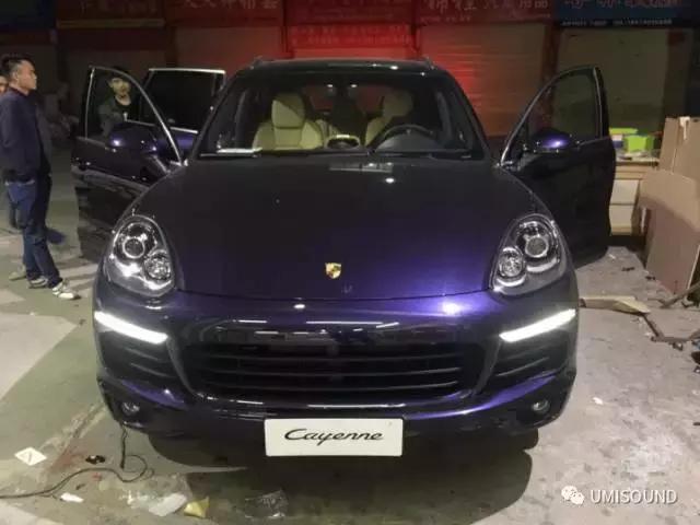 保时捷卡宴铂金版加装dsp功放,保时捷卡宴加装功放