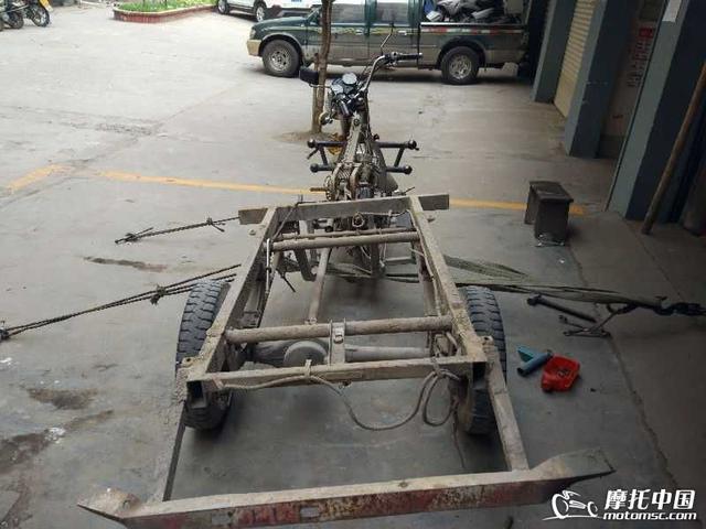 摩托车车架矫正方法,摩托车车架变形怎么校正