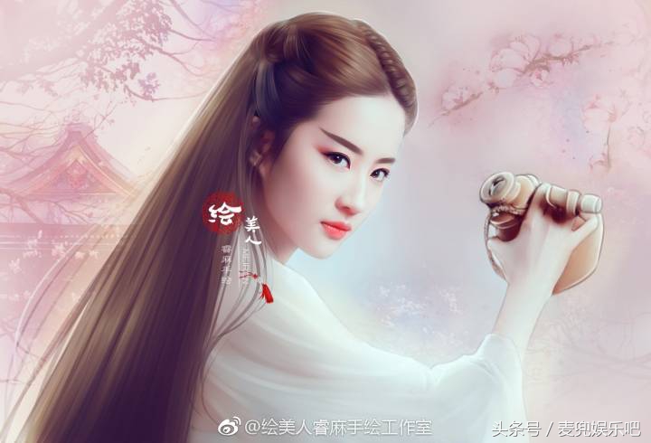 最惊艳的女星手绘图，你最喜欢谁的呢