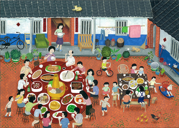 香港过年吃年糕,香港舞龙舞狮活动