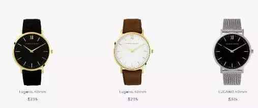 100-300元左右小众石英情侣手表,适合年轻女性佩戴的小众手表