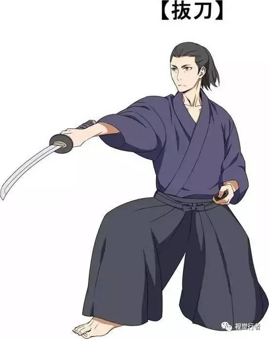 日本刀的种类构造与画法,日本各个样式的刀都怎么用