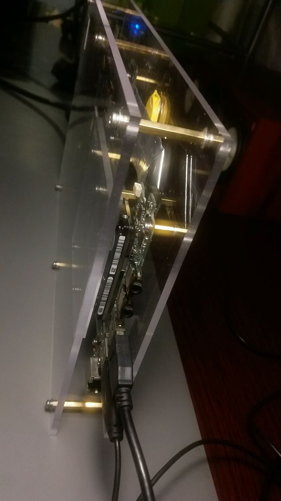 diy木制笔记本电脑机箱,旧办公电脑机箱diy