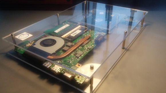 diy木制笔记本电脑机箱,旧办公电脑机箱diy