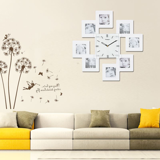 日常照片墙效果图大全,室内装修磁吸照片墙