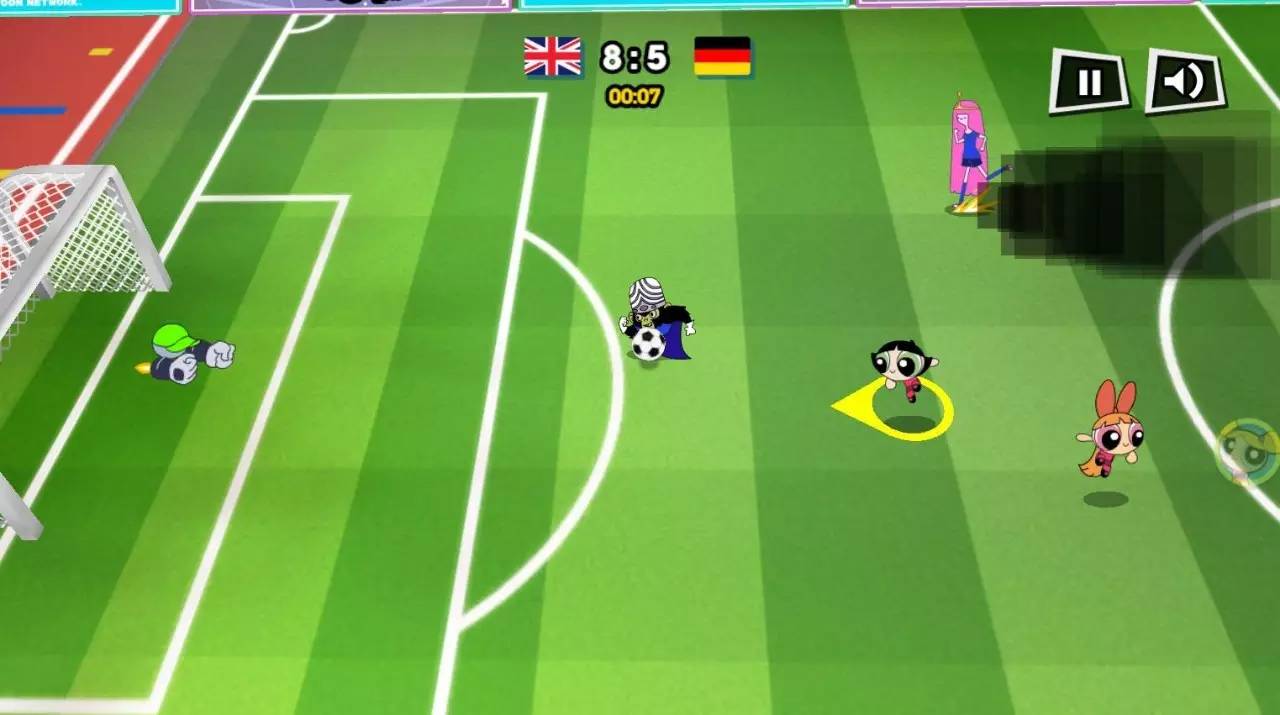 推荐卡通足球游戏,飞天小女警电脑游戏