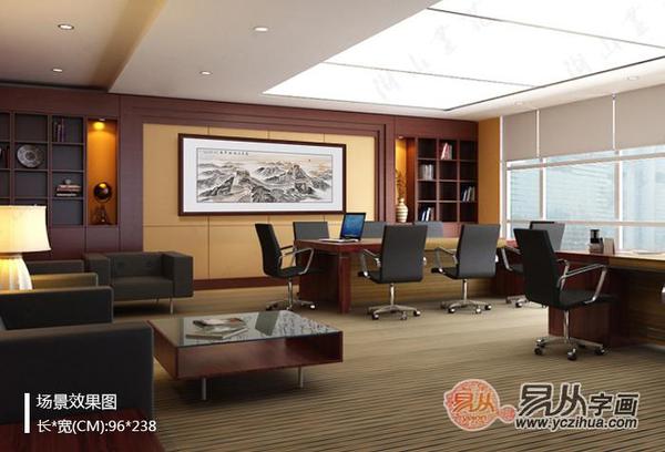 办公室装饰画山水大全,办公室山水画简单大气