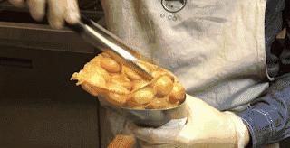 蛋仔冰淇淋有多美味,会爆浆的蛋仔冰淇淋