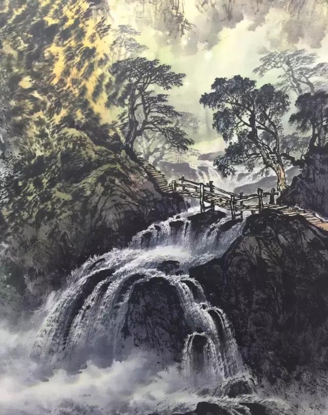 曾刚彩墨山水画教学视频,曾刚彩墨山水画画法技巧顺口溜