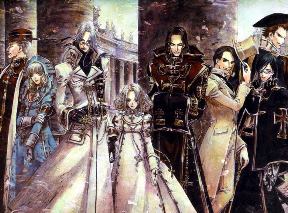 吸血鬼和圣经的图片,圣经吸血鬼画风