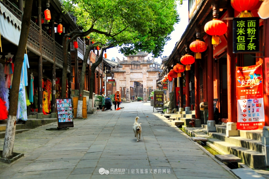 今天的昭化古城,昭化古城