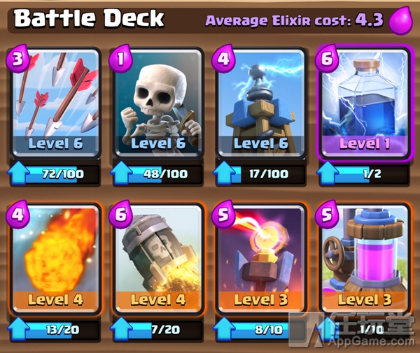 皇室战争四套4000杯部落战卡组,新版皇室战争卡组攻略5000杯