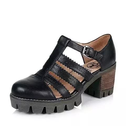 天美意teenmix新款女鞋乐福鞋,teenmix天美意商场同款女鞋