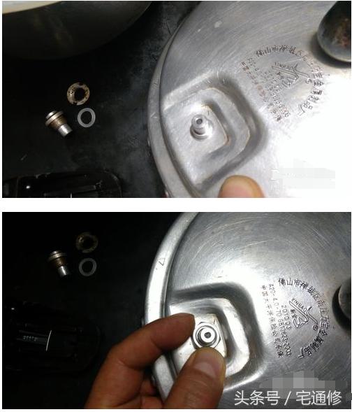 高压锅手柄处漏气维修视频,高压锅气阀顶不上去怎么回事