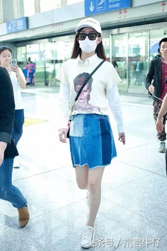 什么版型的牛仔半裙显瘦好看,牛仔半裙破洞毛边