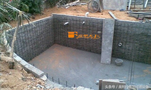 大型鱼池建造过程及施工方法,省钱鱼池建造过程及施工方法