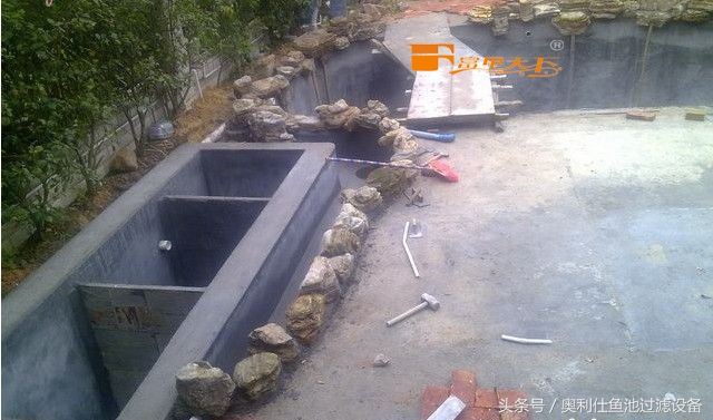 大型鱼池建造过程及施工方法,省钱鱼池建造过程及施工方法
