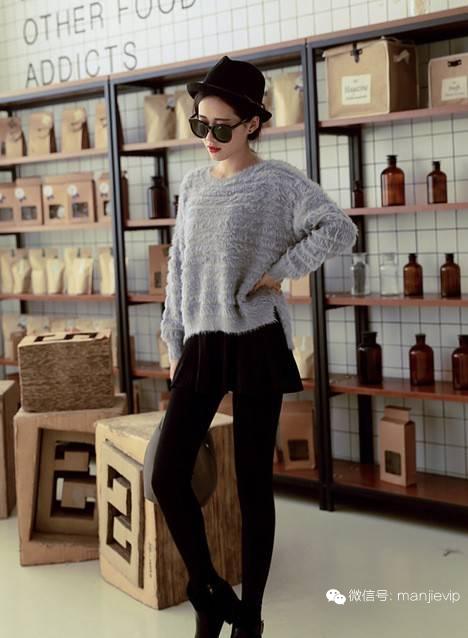 新款韩版潮流毛衣ins休闲,韩版慵懒网红小众毛衣宽松ins
