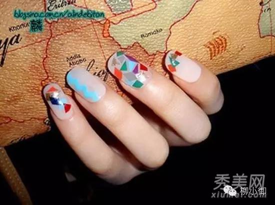 红绿搭配的美甲新年,同学会装b的最高境界